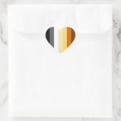 熊誇りを持った ハートシール (バッグ)