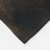 熊誇りを持った フリースブランケット (角)