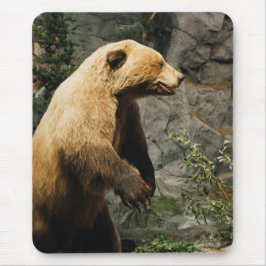 熊誇りを持った マウスパッド