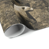 熊誇りを持った ラッピングペーパー (ロールコーナー)