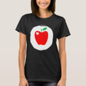 熊頭が切れる気にハート衣裳頭が切れる場のハート Tシャツ (正面)