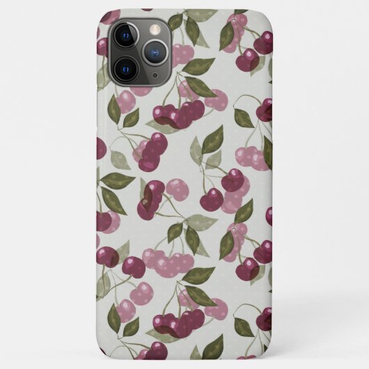 熟したさくらんぼケースメイトiPhoneケース Case-Mate iPhoneケース (裏面)