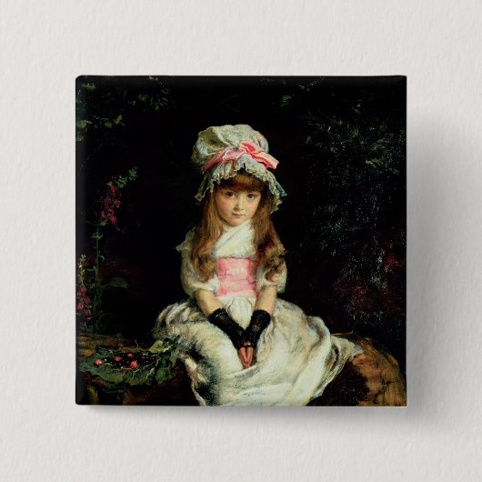 熟したさくらんぼ1879年 缶バッジ (正面)