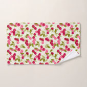 熟したさくらんぼ バスタオルセット (ハンドタオル)