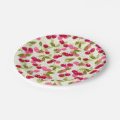 熟したさくらんぼ ペーパープレート (アングル)