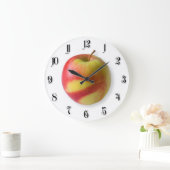熟したりんご ラージ壁時計 (ホーム)