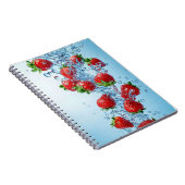 熟したイチゴと青い水 ノートブック (右側)