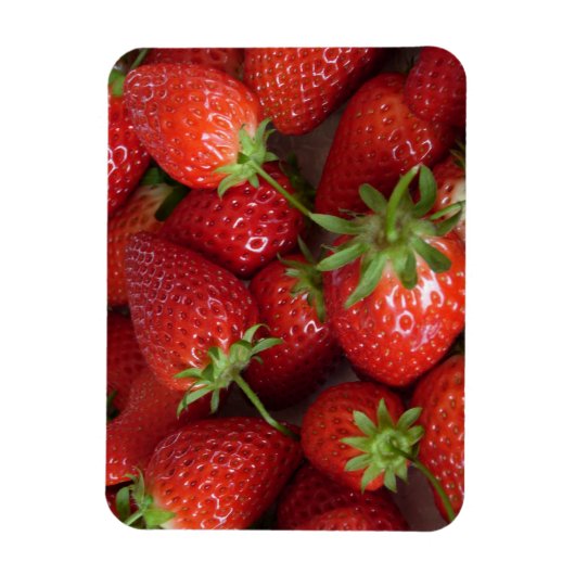 熟したイチゴ マグネット (縦)