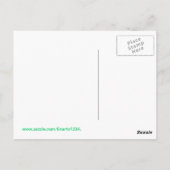 熟したオオバコ。 ポストカード (裏面)