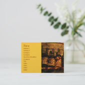 熟したカシ 名刺 (スタンド正面)