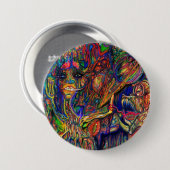 熟したカバのディスコ 缶バッジ (正面&裏面)