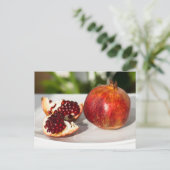 熟したザクロ ポストカード (スタンド正面)