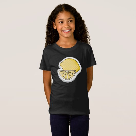 熟したスライス・レモン Tシャツ (正面フル)