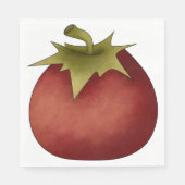 熟したトマト紙ナプキンス スタンダードランチョンナプキン (正面)