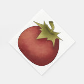 熟したトマト紙ナプキンス スタンダードランチョンナプキン (角)