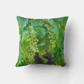 熟したブドウのクローズアップ クッション (裏面)