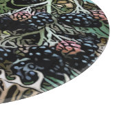 熟したブラックベリー カッティングボード (角)