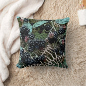 熟したブラックベリー クッション (ブランケット)