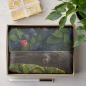 熟したリンゴとブドウを持つ緑豊かなガーデンシーン 薄葉紙 (ギフト)