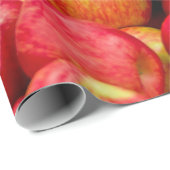 熟したリンゴの背景 ラッピングペーパー (ロールコーナー)