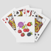 熟した新鮮なフルーツトランプ トランプ (裏面)