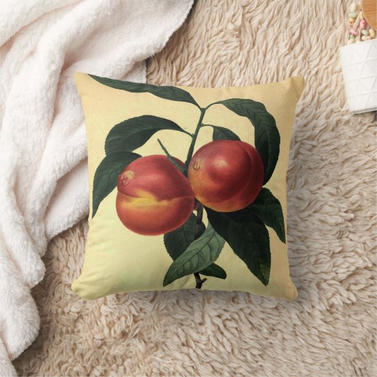 熟した桃 クッション (ブランケット)