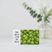 熟した緑のライム 名刺 (スタンド正面)