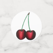 熟した赤いさくらんぼさくらんぼサマーストーンフルーツグルメ コンフェッティ (スモール正面)