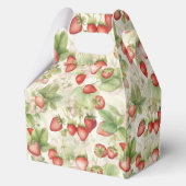 熟した赤いイチゴ畑 フェイバーボックス (正面)