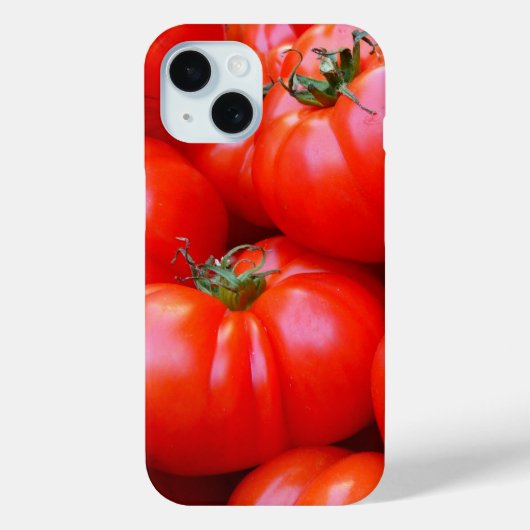 熟した赤いトマトがたくさんある Case-Mate iPhoneケース (裏面)