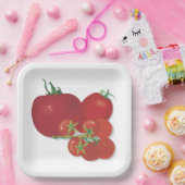 熟した赤トマト ペーパープレート (パーティー)