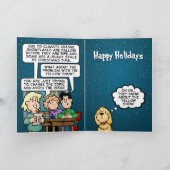 熟した雪のクリスマスカード シーズンカード (内部)