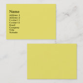 熟した黄色 名刺 (正面/裏面)