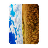 熟し転がた小麦の丘 マグネット (縦)