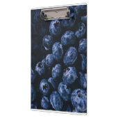 熟オーガニックしたブルーベリーの束 クリップボード (左)