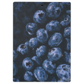 熟オーガニックしたブルーベリーの束 クリップボード (裏面)