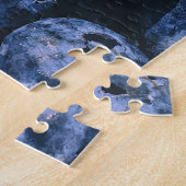 熟オーガニックしたブルーベリーの束 ジグソーパズル (側面)