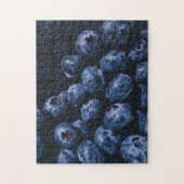 熟オーガニックしたブルーベリーの束 ジグソーパズル (縦)