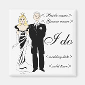 熟夫婦 マグネット (正面)