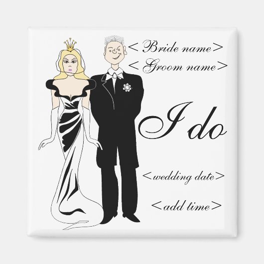 熟夫婦 マグネット (正面)