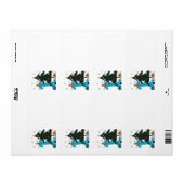 熟女のクリスマス ラベル (フルシート)