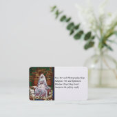 熟女フランスのの庭で修道女 名刺 (スタンド正面)