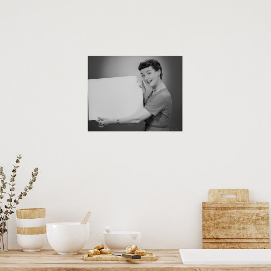 熟女 ポスター (キッチン)