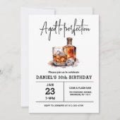 熟年から10歳までのウイスキー誕生パーティー 招待状 (正面)