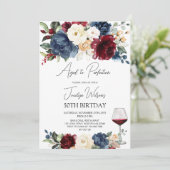 熟成から完全熟成まで大人のワインパーティー誕生日 招待状 (スタンド正面)