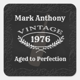 熟成から完全熟成ワイン誕生日 スクエアシール