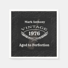 熟成から完全熟成ワイン誕生日 スタンダードカクテルナプキン