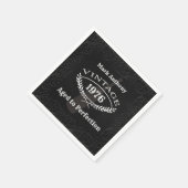 熟成から完全熟成ワイン誕生日 スタンダードカクテルナプキン (角)