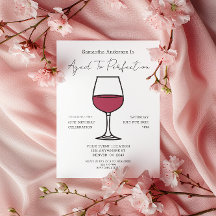 熟成から完成度までのワイン60誕生日招待状