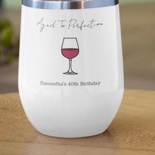熟成されたワインのように40歳の誕生日